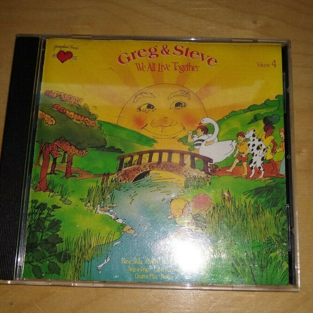Greg & Steve We All Live Together Volume 4 CD 1980 Vintage